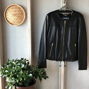 Cole Haan®️ Smooth Lambskin Jacket